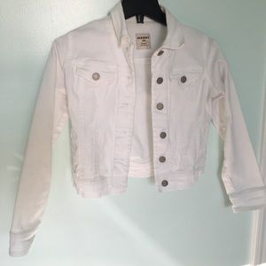 Old Navy White Jean Jacket